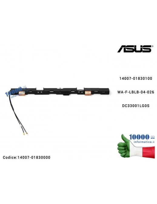 14007-01830000 Cavo WiFi Antenna Wi-Fi ASUS ZenBook UX303 UX303L UX303LA UX303LB UX303LN 14007-01830100 WA-F-LBLB-04-026 DC33...