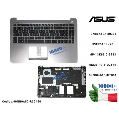 90NB0A52-R30460 Tastiera Italiana Completa di Top Case Superiore ASUS K501U K501UB K501UQ K501UX 13NB0A52AM030139XK5TCJN20 MP...