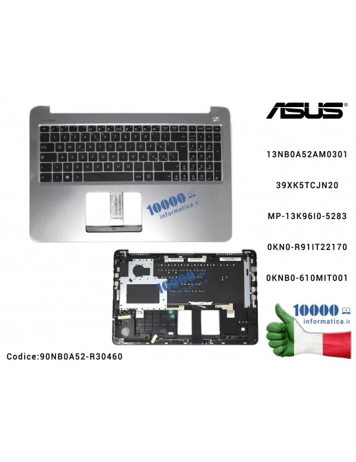 90NB0A52-R30460 Tastiera Italiana Completa di Top Case Superiore ASUS K501U K501UB K501UQ K501UX 13NB0A52AM030139XK5TCJN20 MP...