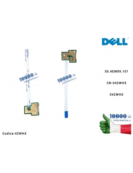 Pulsante Accensione Power Board per DELL Inspiron N5030 N4020 N5020 M5030 M5020 P07F 50.4EM09.101 CN-042WHX 042WHX