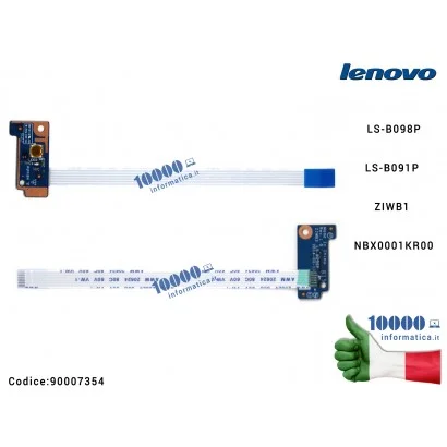Pulsante di Accensione LENOVO IdeaPad B50-30 B50-45 B50-70 B50-80 B40-70 LS-B098P Power Button Board LS-B091P ZIWB1 NBX0001KR00