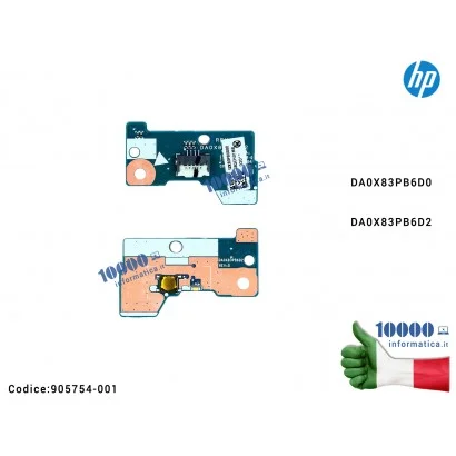 Pulsante Tasto Accensione Power HP ProBook 450 G4 455 G4 470 G4 450 G3 905754-001 DA0X83PB6D0 DA0X83PB6D2