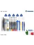 12394 Set 22 pezzi Kit Attrezzi Per Riparazione Cellulare Smartphone Apple iPhone Samsung Xiaomi strumenti fai da te Precisio...