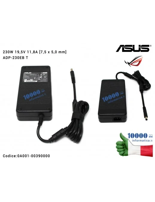 0A001-00390000 Alimentatore ASUS 230W 19,5V 11,8A [7,4 x 5,0 mm] ROG G750J G750JH G750JY G750JZ G751JT G751JY G752V G752VY G7...
