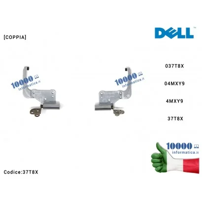 37T8X Cerniere Hinges DELL Inspiron 13Z-1308 13Z-1508 13Z-5323 [COPPIA] 037T8X 04MXY9 4MXY9 37T8X CN-037T8X CN-04MXY9
