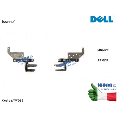 YWD92 Cerniere Hinges DELL Inspiron 17R (N7010) [COPPIA] MNMVTPFMDP 0YWD92 0MNMVT 0PFMDP CN-0YWD92 CN-0MNMVT CN-0PFMDP YWD92