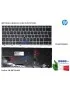 L13697-061 Tastiera Italiana Retroilluminata HP EliteBook 830 G5 836 G5 830 G6 (FRAME SILVER CON PUNTATORE) 2B-BB709I600 L136...