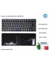 844423-061 Tastiera Italiana Retroilluminata HP EliteBook Folio 1040 G3 (Frame SILVER) 818252-061 903667-061 9Z.NCHBQ.60E NSK...