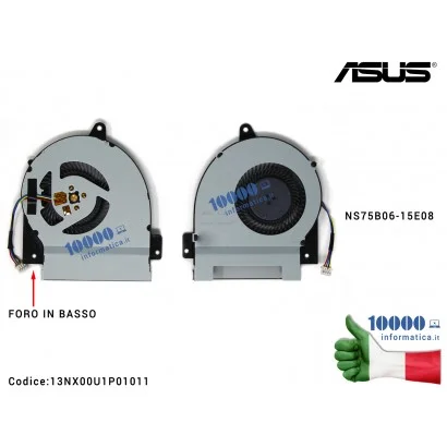 Ventola di Raffreddamento Fan CPU ASUS P2530U P2530UA P2540U P2540UA P2540N P2540NV P2440U P2440UA P2540U P2540UV P453U P453UJ P