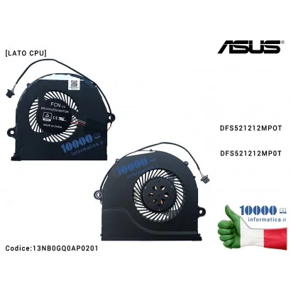 Ventola di Raffreddamento Fan CPU ASUS ROG STRIX SCAR FX503 GL503 [VERS. 2] FX503V FX503VM GL503V GL503VM GL703V GL703VM DFS5212