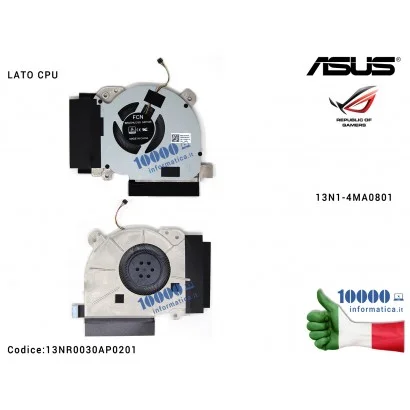 Ventola di Raffreddamento Fan CPU ASUS ROG Zephyrus GM501G GM501GS GM501GM 13N1-4MA0801