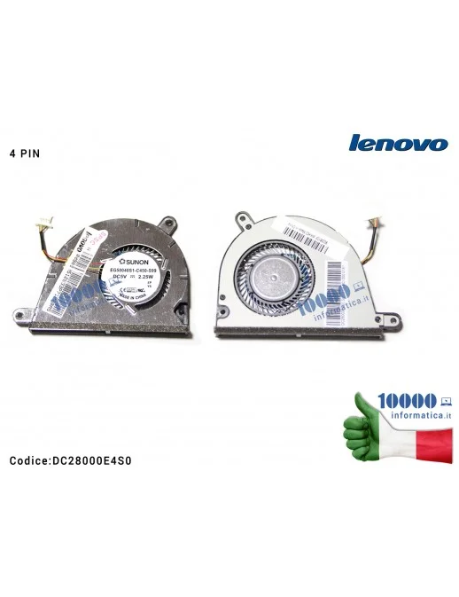 Ventola di Raffreddamento Fan CPU LENOVO UltraBook Lenovo Yoga 2 13'' DC28000E4S0 EG50040S1-C450-S99 35016803 9020512 UDQFLSR01D