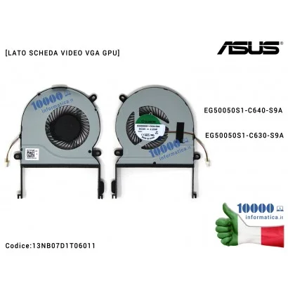 Ventola di Raffreddamento Fan GPU VGA ASUS ZenBook UX501J UX501JW N501J N501JW N501V N501VW EG50050S1-C640-S9A EG50050S1-C630-S9