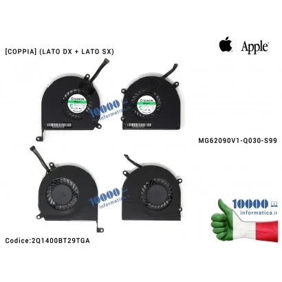 Ventola Fan APPLE MacBook Pro A1286 15" [COPPIA] (LATO DX + LATO SX) MG62090V1-Q030-S99
