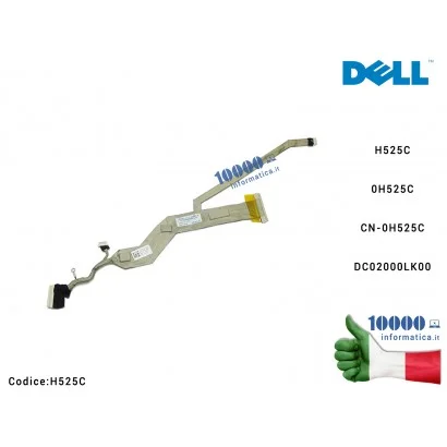 H525C Cavo Flat LCD DELL Vostro 1310 DC02000LK00 H525C 0H525C CN-0H525C DC02000LK00