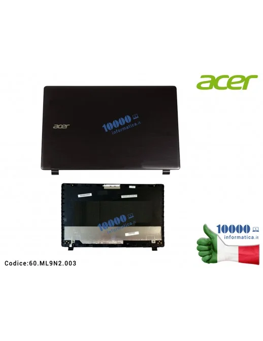60.ML9N2.003 Cover LCD ACER Extensa 2510 Aspire V3-572 V3-572G E5-511 E5-521G E5-531G E5-572G [NERO] 60ML9N2003 60.ML9N2.003