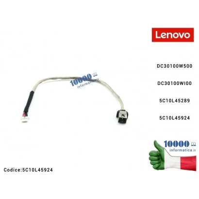 5C10L45924 Connettore DC Power Jack PJ997 LENOVO Yoga 510-14ISK (80S7) 510S-14ISK (80TK) 510-14AST (80S9) IdeaPad 110-15ISK (...