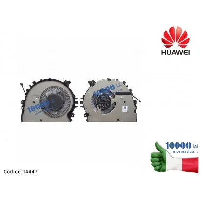 14447 Ventola Fan CPU HUAWEI MateBook 14 KLV-W19 W29 KLVC-WFE9L (2019) (2020) ASV44H97FA0000BAPA0905R5H
