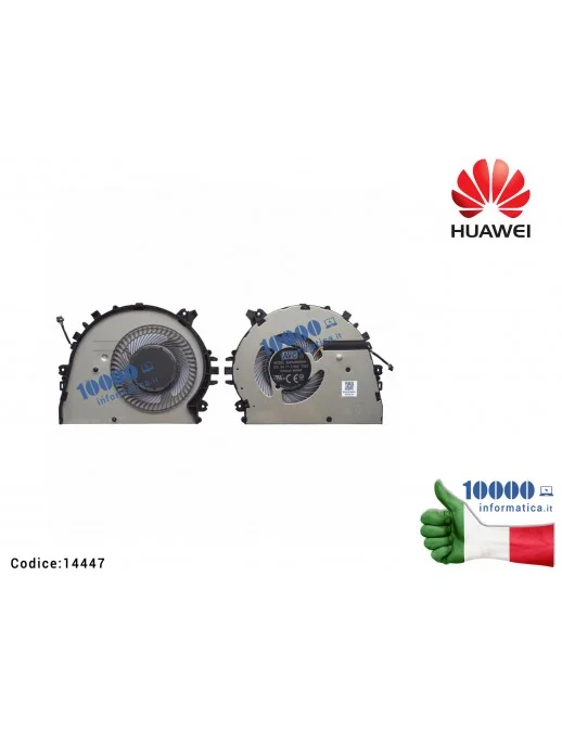 14447 Ventola Fan CPU HUAWEI MateBook 14 KLV-W19 W29 KLVC-WFE9L (2019) (2020) ASV44H97FA0000BAPA0905R5H