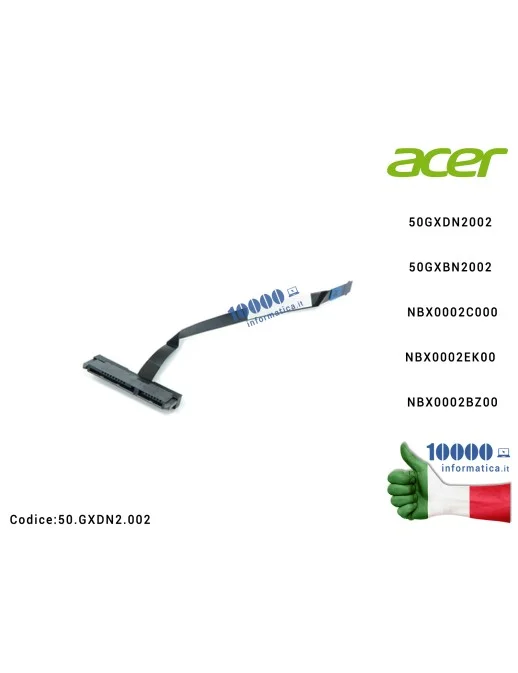 50.GXDN2.002 Cavo Hard Disk HDD ACER Aspire A715-72 A715-72G A717-72 A717-72G 50.GXDN2.002 50GXDN2002 50.GXBN2.002 50GXBN2002...
