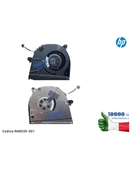 N08535-001 Ventola Fan CPU HP EliteBook x360 830 G9 835 G9 830 G10 835 G10 N08535-001