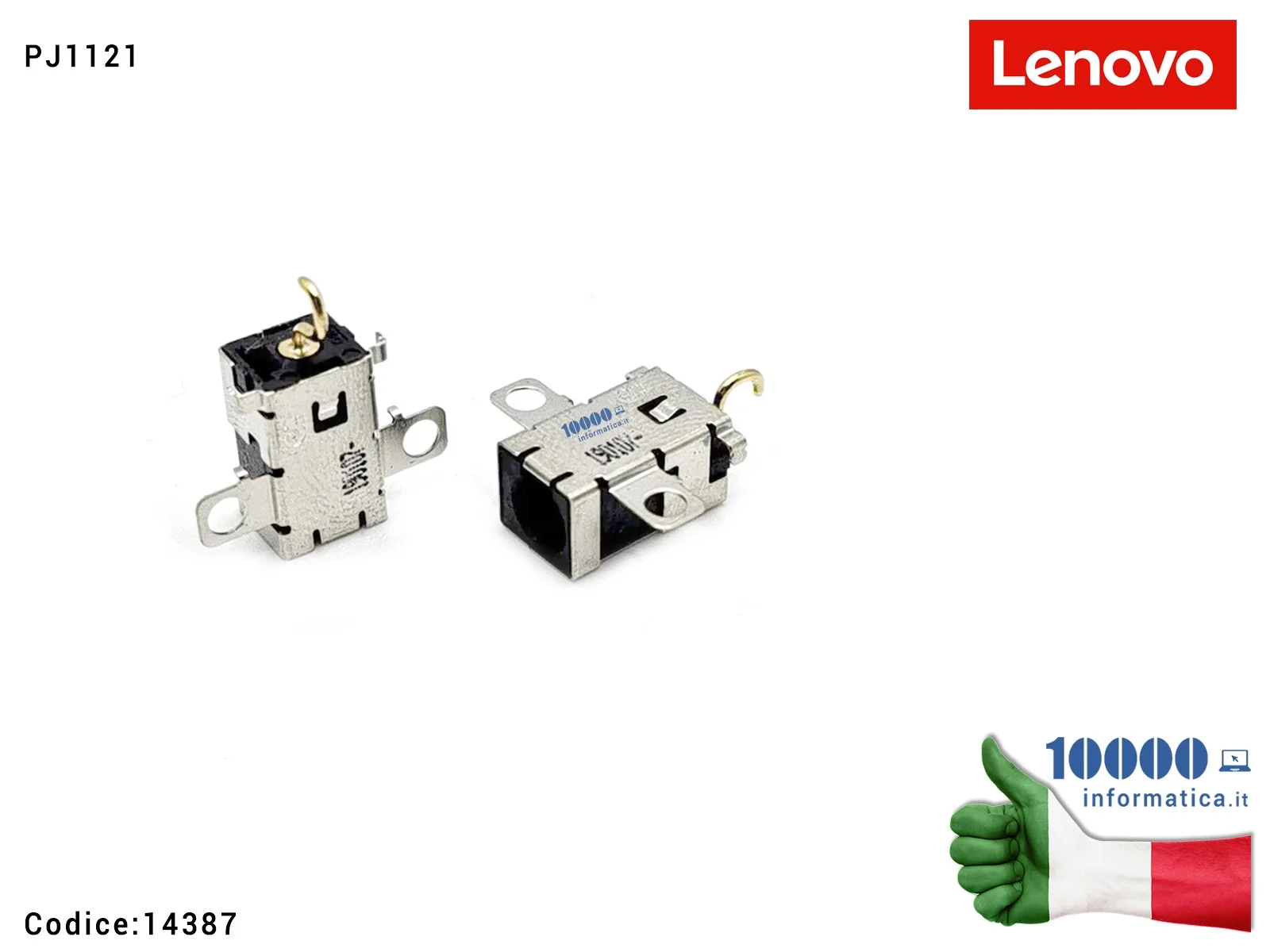 14387 Connettore DC Power Jack PJ1121 LENOVO IdeaPad S540-15 S540-15IWL (81NE) (81Q1) S540-15IML (81NG)