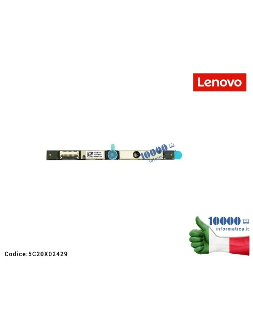 5C20X02429 Webcam + Microfono LENOVO Legion 5-15ARH05H (82B5) 5-17ARH05H (82GN) 5-17IMH05H (82B3) 5C20X02429 PK40001OS00 5C20...