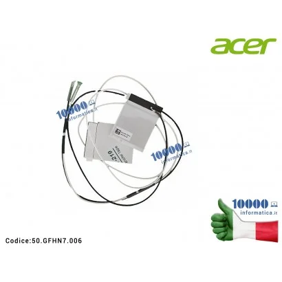 50.GFHN7.006 Cavo Antenna Main+AUX [COPPIA] ACER Aspire E5-523 E5-575 E5-576 F5-573 TMP259-G2 50.GFHN7.006 50GFHN7006