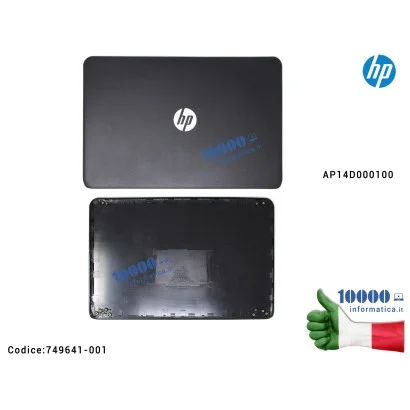 Cover LCD HP 15-G 15-R 15T 245 G3 250 G3 255 G3 256 G3 (NERO OPACO) AP14D000100 750569-001 760962-001 749641-001