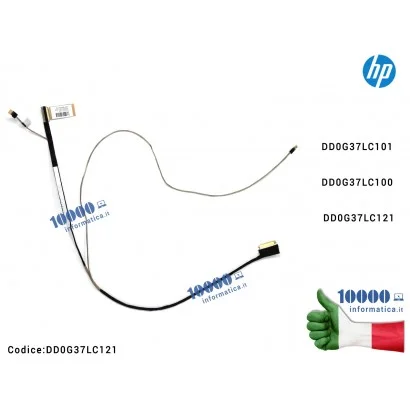 DD0G37LC121 Cavo Flat LCD HP Pavilion 17-AB 17-AB250SA G37LC121 DD0G37LC101 DD0G37LC100 DD0G37LC121 17-W 17-W120TX 17-W220TX ...