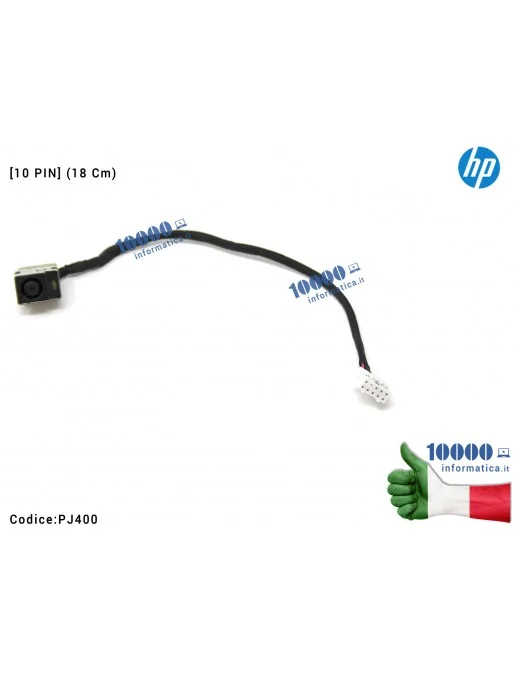 PJ400 Connettore DC Power Jack PJ400 HP Pavilion DV7-4000 [10 PIN] (18 cm)
