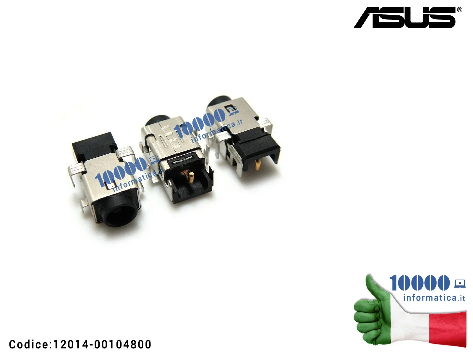 12014-00104800 Connettore DC Power Jack PJ674 ASUS ZenBook UX301L UX301LA UX305 T200MA UX31LA 12014-00104800