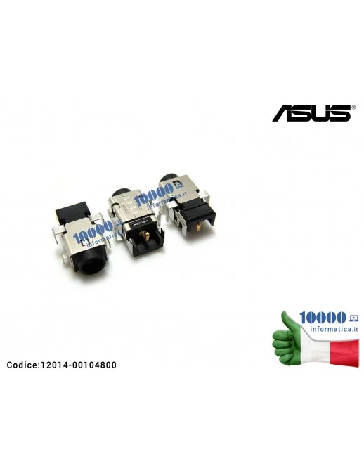 12014-00104800 Connettore DC Power Jack PJ674 ASUS ZenBook UX301L UX301LA UX305 T200MA UX31LA 12014-00104800