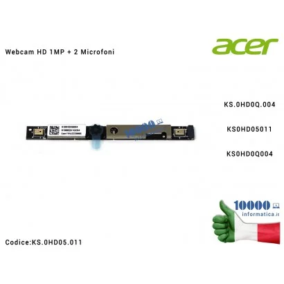 KS.0HD05.011 WEBCAM ORIGINALE ACER ASPIRE A715-71G ASPIRE A715-72G ASPIRE A717-71G ACER Aspire A515-41G A517-51 AN515-31 AN51...