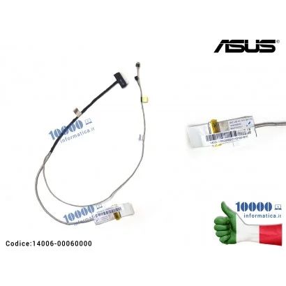 14006-00060000 Cavo Flat LCD ASUS N46VM N46VZ N46VJ N46JV N46VB (HD) 14006-00060000