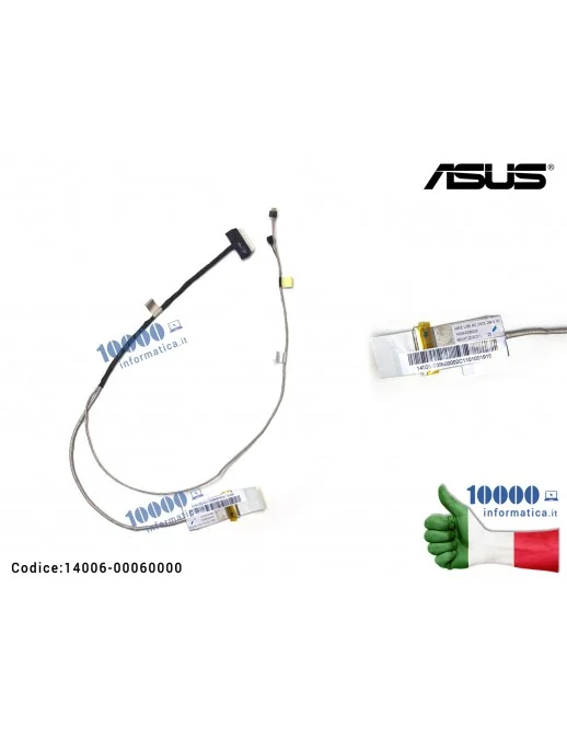 14006-00060000 Cavo Flat LCD ASUS N46VM N46VZ N46VJ N46JV N46VB (HD) 14006-00060000
