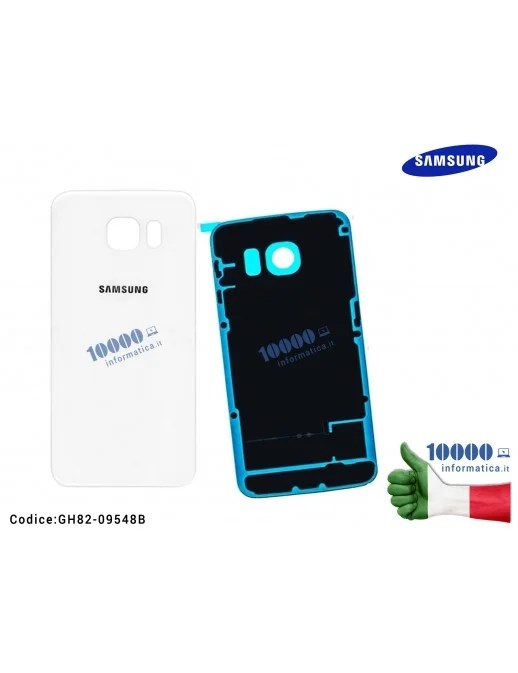 GH82-09548B Cover Posteriore Batteria SAMSUNG Galaxy S6 SM-G920 SM-G920F (BIANCO)