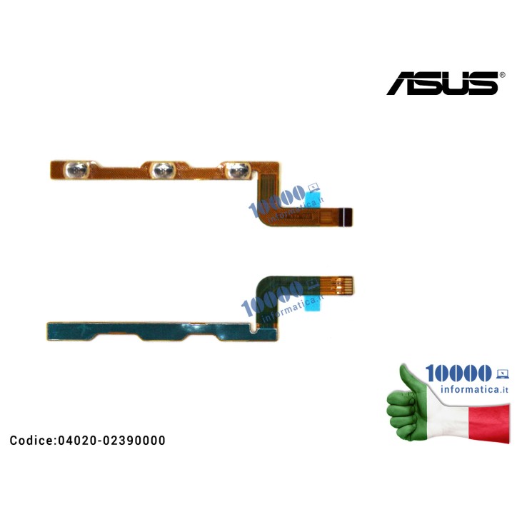 Tasti Laterali Volume Power on off SIDE KEY ASUS ZenFone 3 Max ZC520TL (X008D)