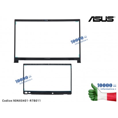 90NX0401-R7B011 Cornice LCD ASUS B1500 L1500 X516 ExpertBook B1 L1500CDA L1501CDA B1500CEPE B1500CEAE (Star Black) Bezel 90NX...