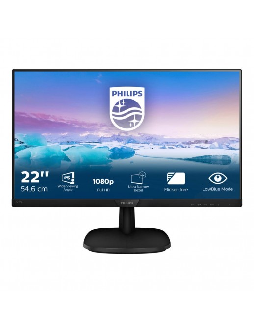 223V7QHAB/00 Philips Monitor 21.5" IPS WLED