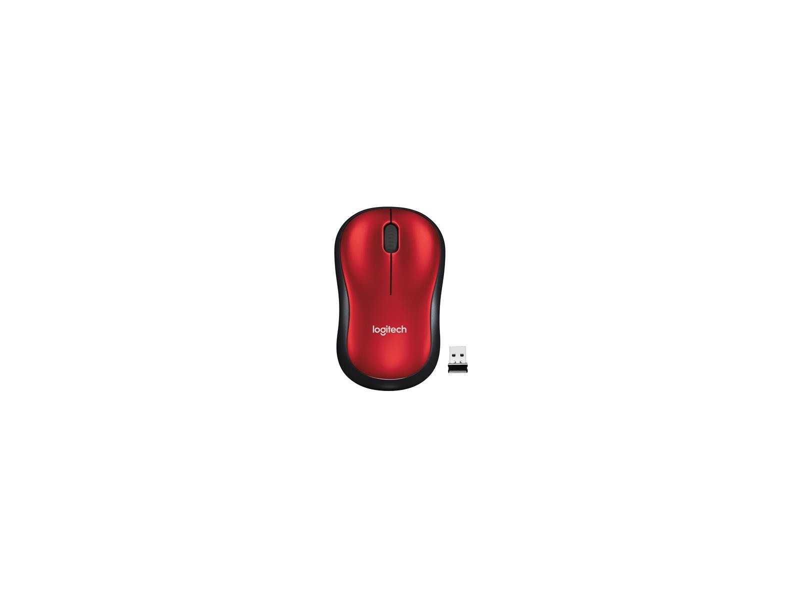 910-002237 LOGITECH M185 Mouse red