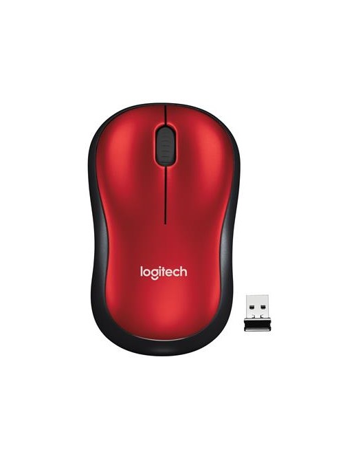 910-002237 LOGITECH M185 Mouse red