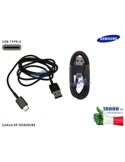 EP-DG950CBE Cavo Dati Ricarica Type-C USB TYPE C SAMSUNG [NERO]