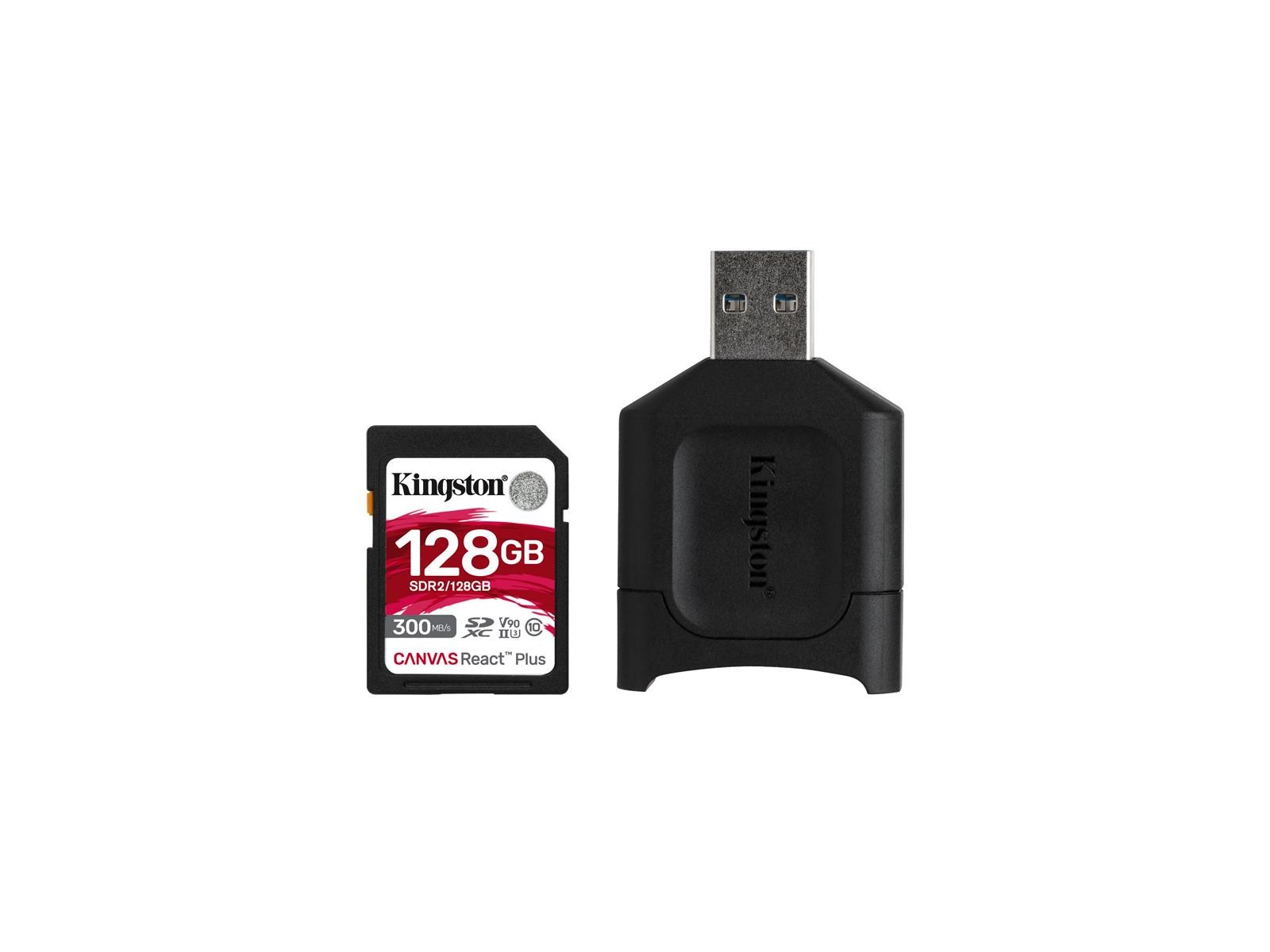 MLPR2/128GB KT SDXC ReactPl/128 + sdReader