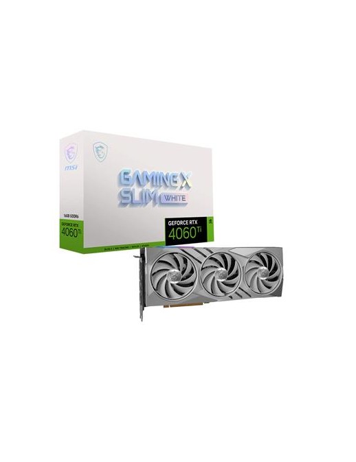 RTX4060TIGAMXSLIMW16 MSI RTX4060Ti GAM X SLIM WH 16