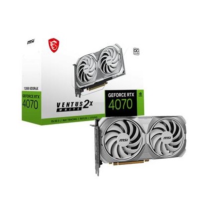 RTX4070VEN2XWH12GOC MSI RTX 4070 VENT 2X WH 12G OC