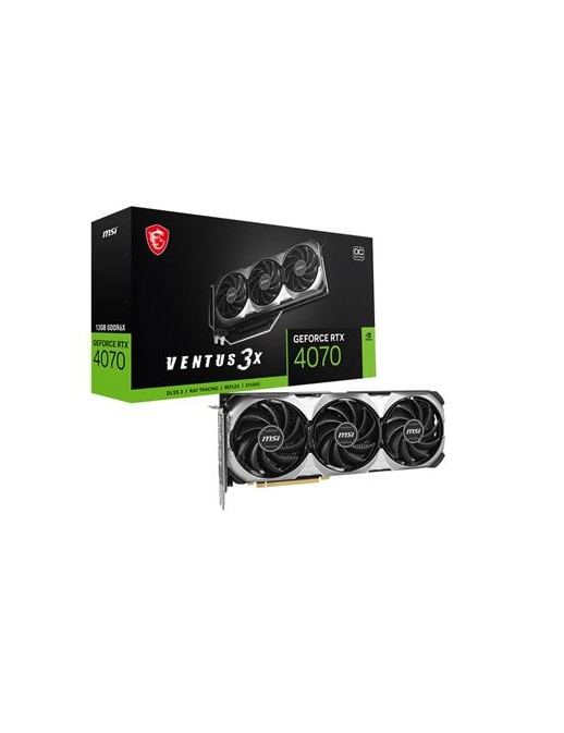 RTX4070VENT3XE12GOC MSI RTX4070 VENT 3X E 12G OC