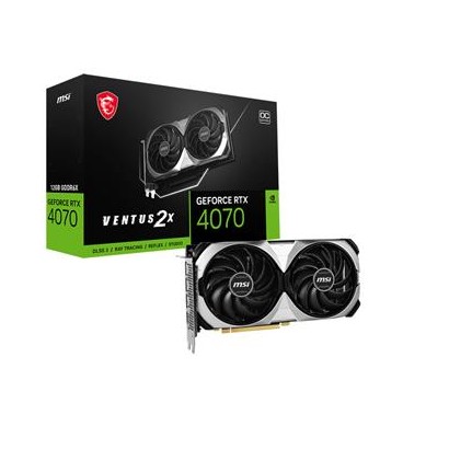 RTX4070VENTUS2X12GOC MSI RTX 4070 VENTUS 2X 12G OC