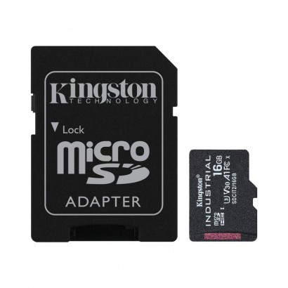 SDCIT2/16GB KT 16GB microSDHC Ind C10+ adp