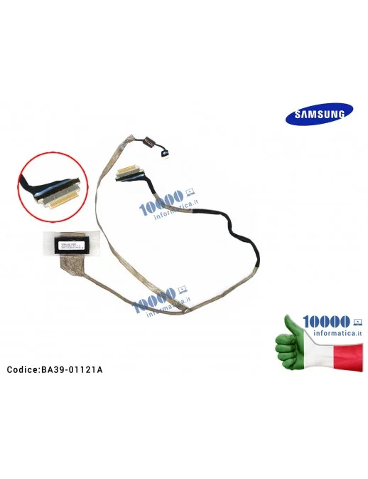 BA39-01121A Cavo Flat LCD SAMSUNG NP305E5A NP305E4A NP300V5A-A05 BA39-01121A